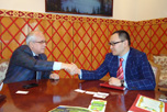 В Посольстве Кыргызской Республики в Российской Федерации состоялась рабочая встреча с Советником посольства Кадыровым Радмилом Джаныбековичем.